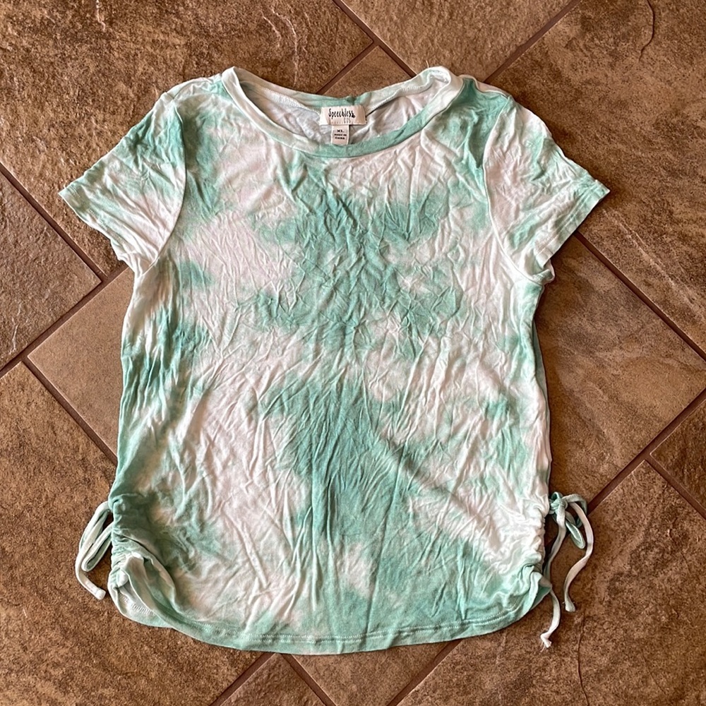 + nwot +SPEECHLESS Kids Tie Dye Crinkle T-Shirt